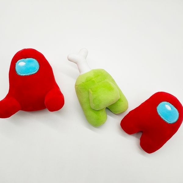 

soft game plush toy original kawaii stuffed doll christmas gift cute red small among us plushie q1219