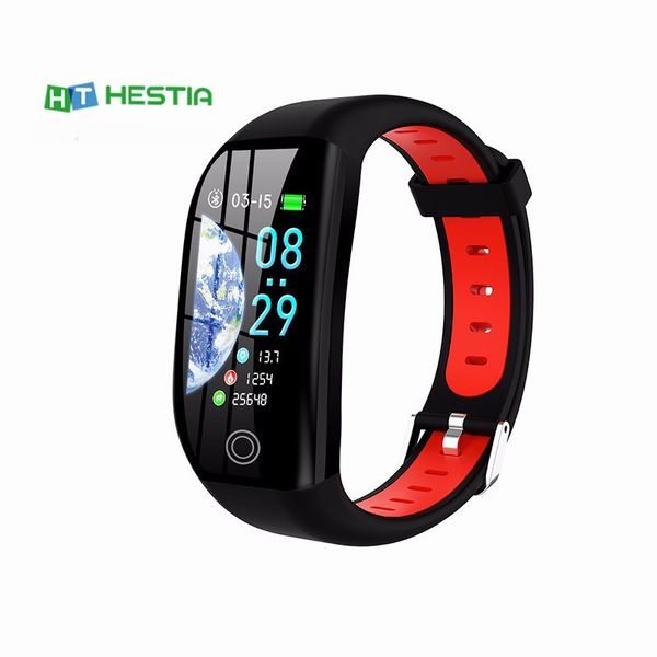 

f21 smart gps fitness activity tracker ip68 waterproof heart rate monitor cardio bracelet with blood pressure smartband