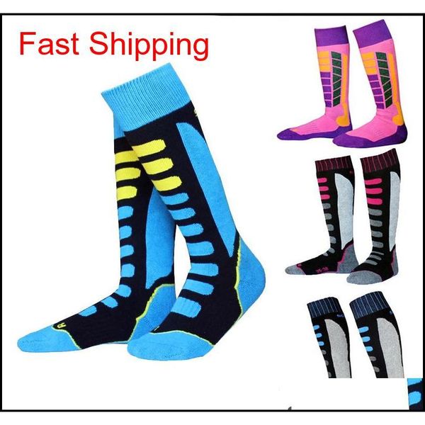 

2017 outdoor sports thickening ski socks long mountain climbing hiking fashion socks men and women cycling breathable socks msg4s, Blue;gray