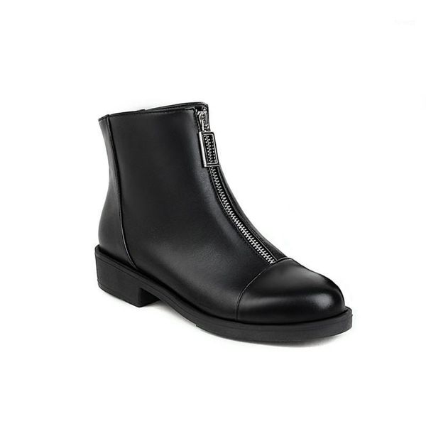 

big size simple short boots boots women shoes ankle for women ladies shoes woman winter1, Black