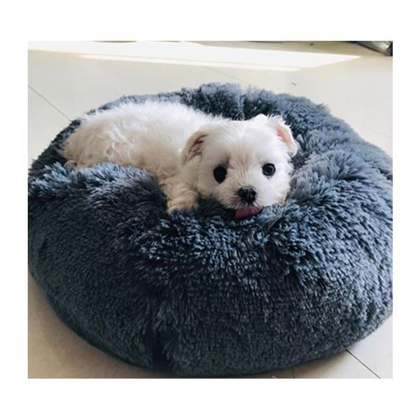 

small50cm long plush super soft pet bed kennel dog round cat winter warm sleeping bag puppy cushion mat port jllbss trustbde
