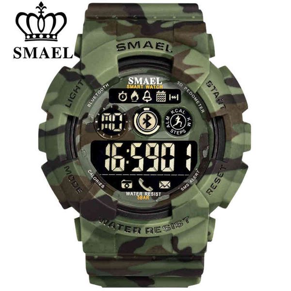 

smael sport watches mens digital wrist male chronograph military army camouflage wrist watch led display for men, Silver