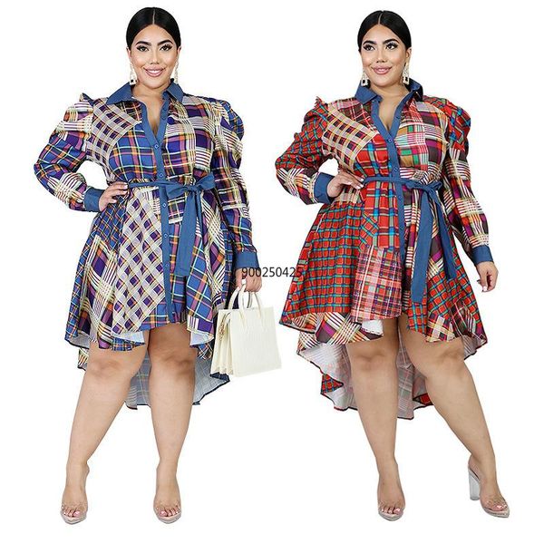 

ethnic clothing african dress for women 2021 casual plus size slim patchwork color midi dresses elegant long 5xl 4xl africa, Red
