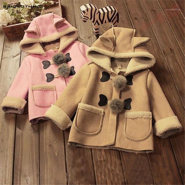 

2020 kids winter thickening thermal outerwear children hooded jacket velvet coat boys girls clothing1, Blue;gray