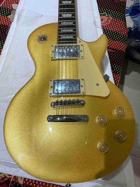 

new arrival lp standard electric guitar gold glances electric guitar