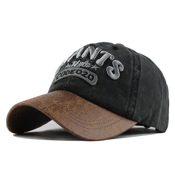 

flb] письмо мужского baseball cap gorras шапка для мужчин женщин повседневной хлопок кожа snapback hat cap папу регулируемой оптовой f142 s, Black;white