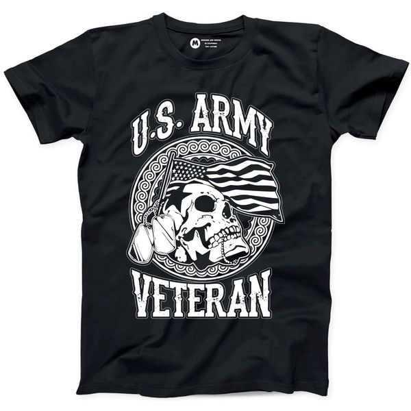 

2019 cool us army veteran men`s tee skull proud vietnam iraq afgan vet 100% cotton t-shirt tee sport hooded sweatshirt hoodie