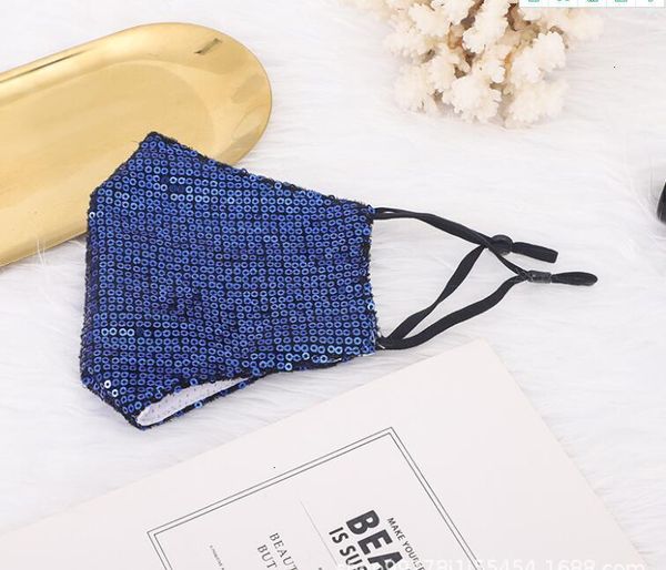 

fashion washable factory bling 3d 9 colors reusable pm2.5 care shield sun color gold elbow sequins designer shiny face m ptqve