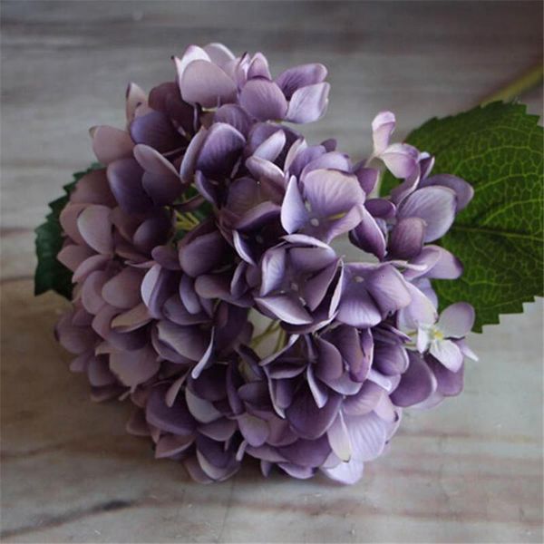 

artificial hydrangea flower head silk flowers diy real touch hydrangeas for wedding centerpieces home party decorative 4 n2aj4