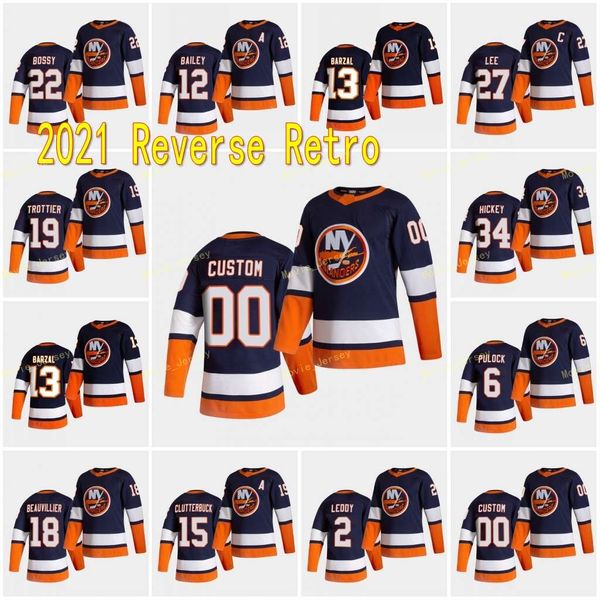 

new york islanders 2021 reverse retro anders lee mathew barzal casey cizikas cal clutterbuck anthony beauvillier nick leddy jersey, Black;red