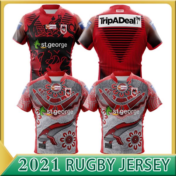 

2020 australia st george parramatta home rugby jersey shirt rabbitohs melbourne indigenous high-quality rugby shirt s-5xl, Black;gray