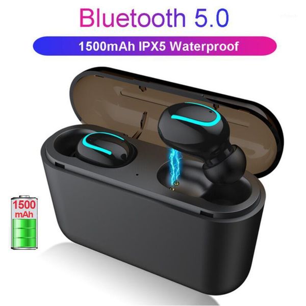 

bluetooth 5.0 earphones tws wireless headphones blutooth earphone handsheadphone sports earbuds gaming headset phone pk hbq1