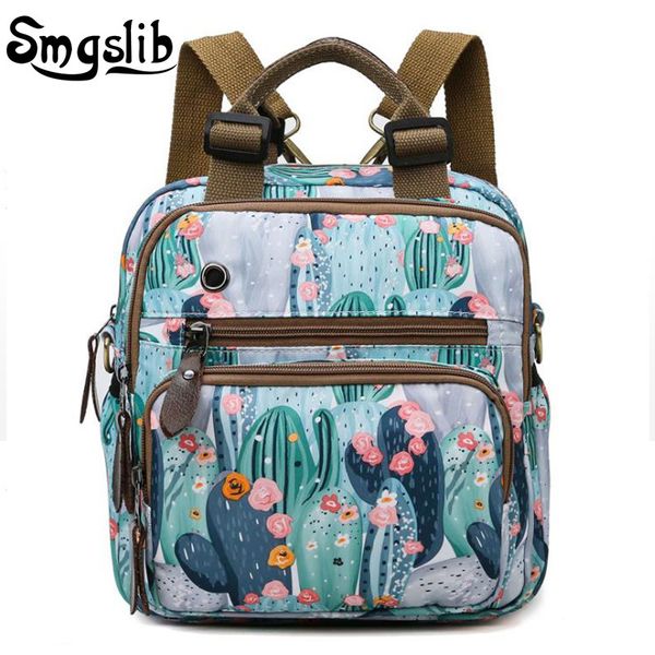 

baby diaper bag backpack waterproof flowers printing handbag mochila leather nappy bag tote travel mommy mini bag wetbag c1008