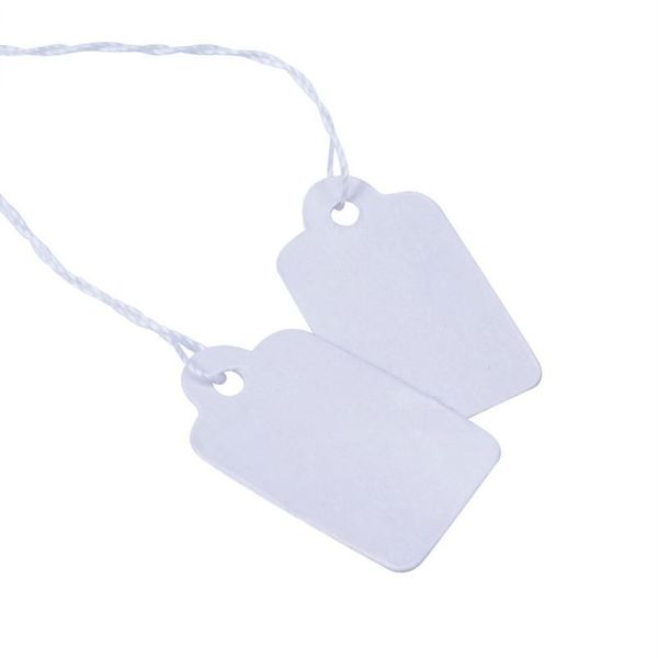 

jewelry price tags white display kraft paper rectangle 23x1m about 500pcs/lot jewel qylcip