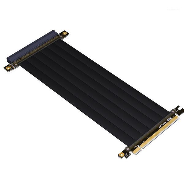 

pci-e x16 to 16x 3.0 male to female riser extension cable graphics card computer chasis pci express extender ribbon 128g/bps1