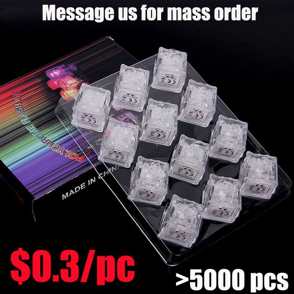 

7 chrz0vfhslow night ice cubes lights party flashing color changing led lamp crystal cube wedding holiday light