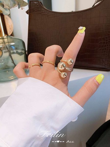 

vipwomen's personality indifference fashion niche index finger red advanced sense small tail ring, Silver