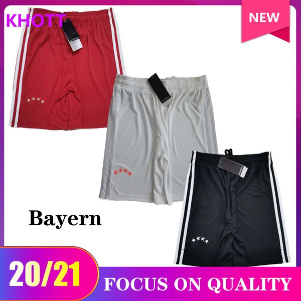

2019 2020 2021 bayern soccer shorts davies gnabry lewandowski home away 3rd munich 20 21 football sports pants, Black;red