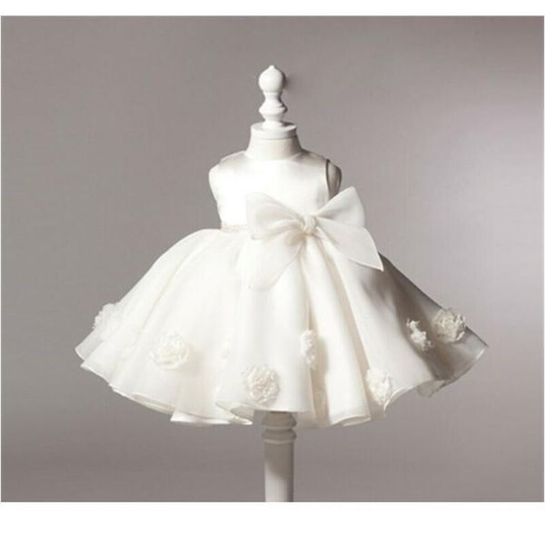 

0-24m newborn infant baby girls dress princess white tulle tutu party wedding birthday dresses for girls bapti sqciul