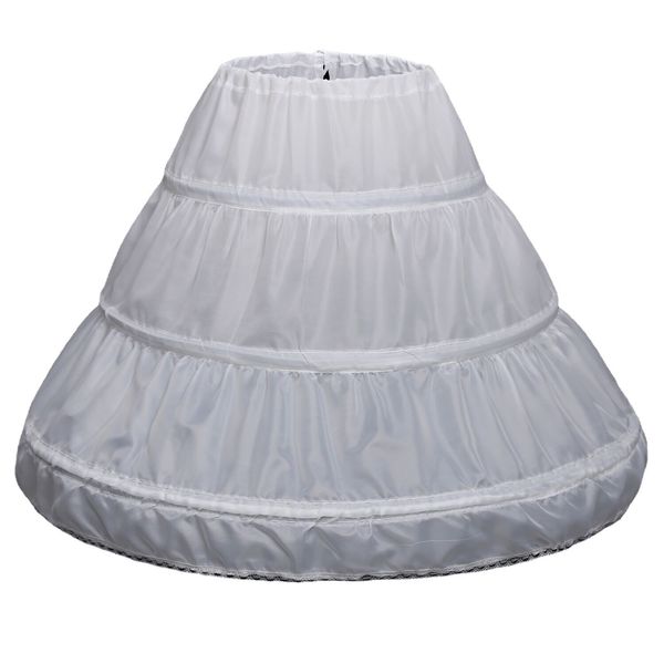 Mädchen petticoats schwarz weiß neueste Kinder Petticoats Hochzeit Braut Accessoires halbe Slip Little Girl