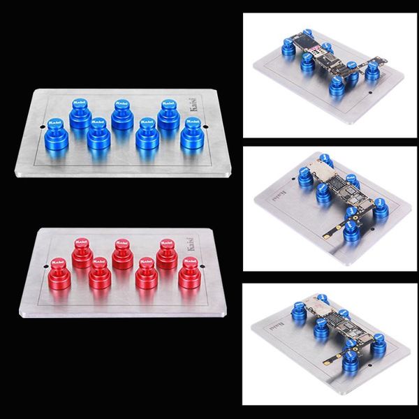 

magnetic mobile phone board repair fixture pcb holder work station platform fixed support clamp board soldering diy repair tool