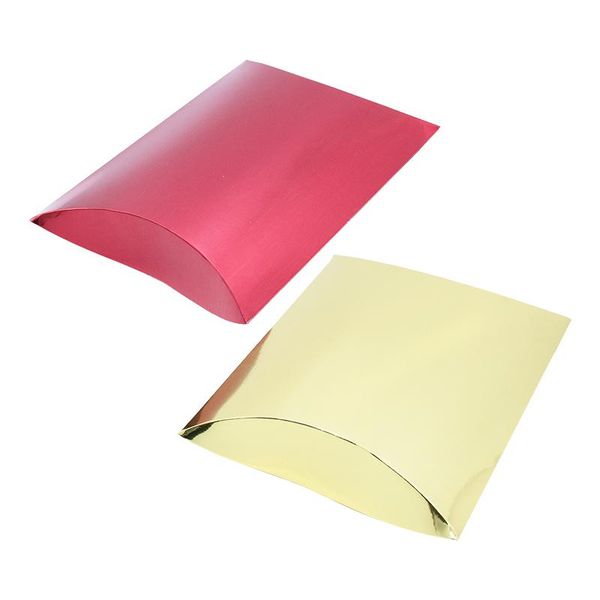 

4pcs large cuboid pillow shape paper presents boxes festival gift wrap candy bag wedding birthday party supplies diy craft