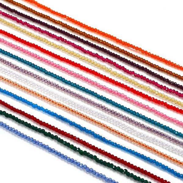 

2mm quartz crystal round beads faceted glass beads loose spacer beads for diy bracelet jewelry making supplies acc bbydgv