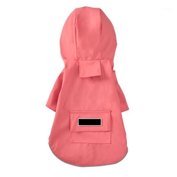 

dog apparel pet clothes jacket vest hooded reflective stripe waterproof mesh breathable sweat-absorbent raincoats chihuahua1