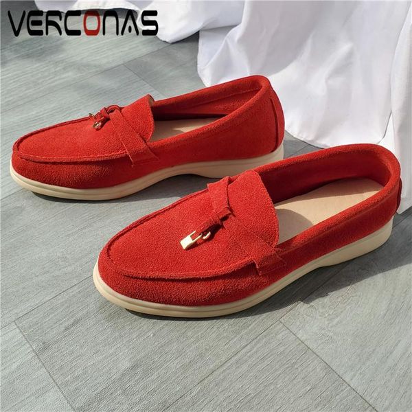 

dress shoes verconas 2021 women pumps classic design metal decoration cow suede summer shallow round toe square high heeled woman, Black