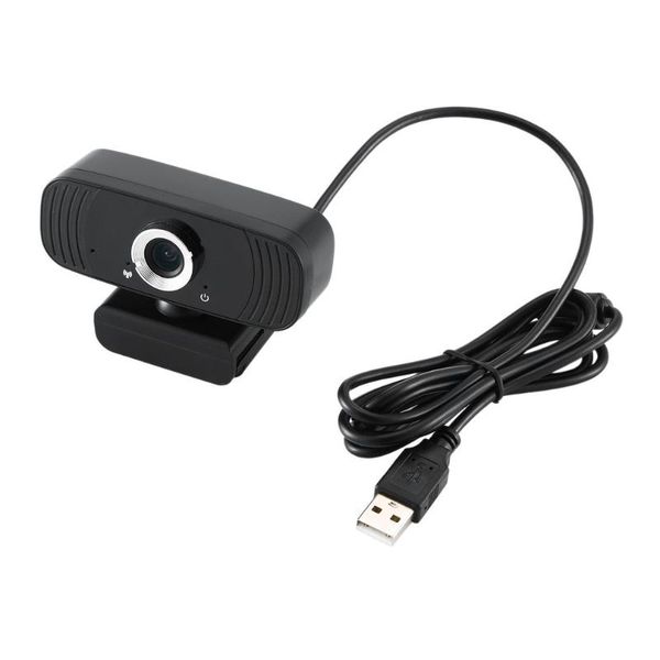 

hd drive webcam computer pc webcamera microphone rotatable cameras for live broadcast video calling conference work 1080p