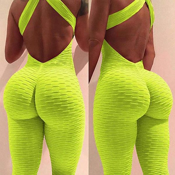 

центр trainning женщины пузыри спортивные штаны solid color one piece hip высокой талией sexy дышащий тонкий тонкий тощий поножи, Black