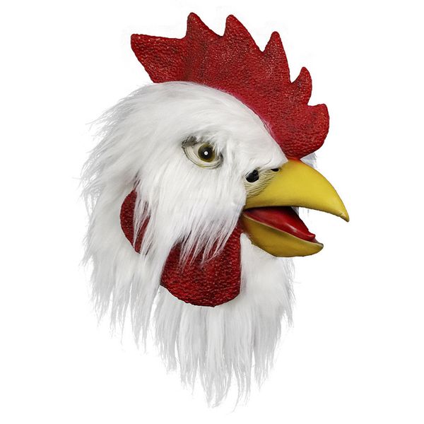 

compuda chicken mask halloween novelty costume party latex animal head mask rooster cosp q0115