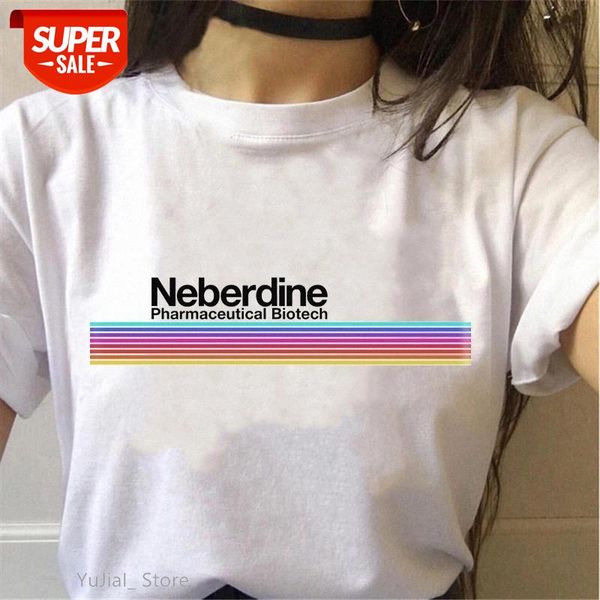 

Rainbow Neberdine Pharmaceutical Biotech Graphic Tshirts Women Clothes 2021 Vogue T Shirt Femme Harajuku Shirt Summer Tops Tee #Y42m, White