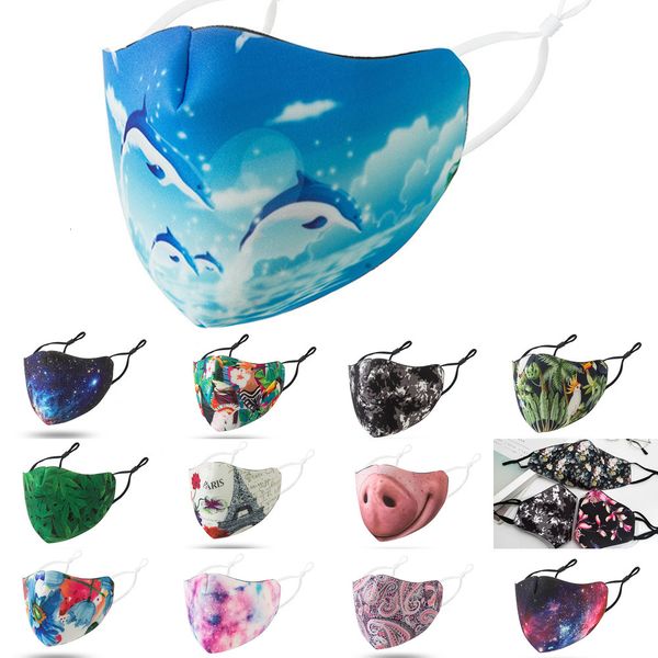 

designer black face masks dust anti smog dustproof breathable washable reusable mask adjustable ear buckle facemasks 4 n65n5