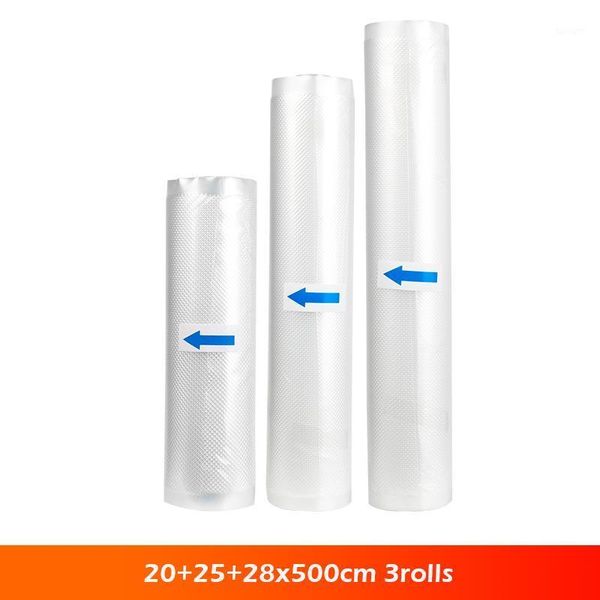 

vocory 20+25+28cmx500cm/rolls vacuum sealer saver bag fresh for vacuum sealer machine1