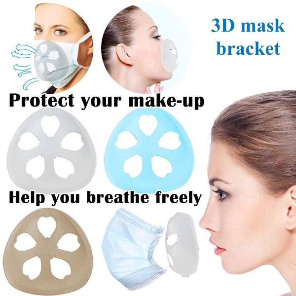 

3d mouth mask support breathing assist help mask inner cushion bracket food grade silicone mask holder breathable valv masque wmtgyx