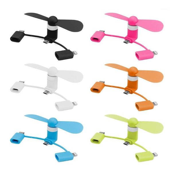 

3-in-1 mini mobile phone fan portable cellphone fan noiseless creative usb f42b1