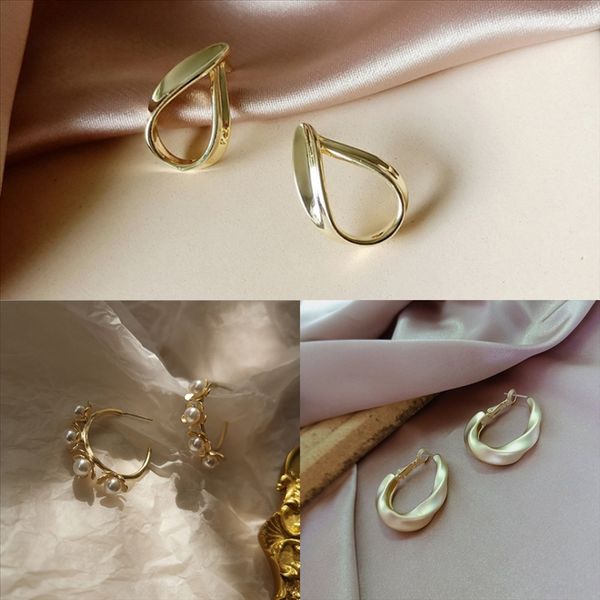 

r9v rose gold square crystal for original crystalstud pandora silver earring cz diamond earrings set pave disc earring for women, Golden