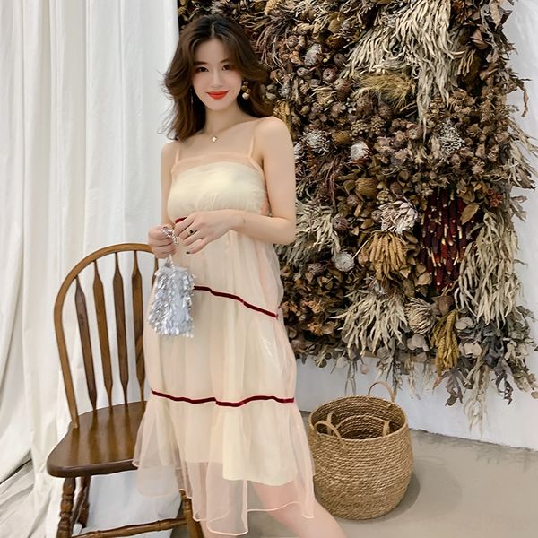 

suspender юбка dressdress dressnew двухсекционный dressorganza тяжелой промышленности бутик sling dressmesh пряжи длиной skirtknee skirtaest, Black;gray