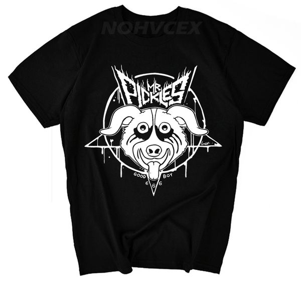 

men's t shirt mr. pickles man white short sleeve t-shirt hipster tee clothing sport hooded sweatshirt hoodie