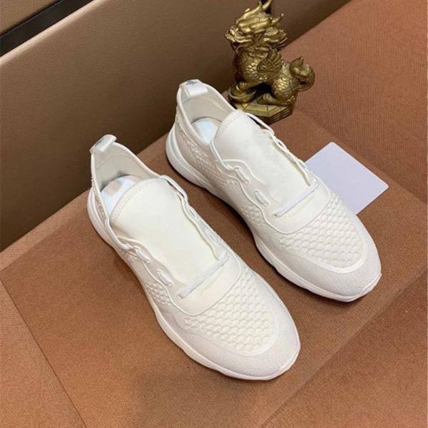 

men's shoes breathable white sneakers new fashion flat shoes sneakers for men slip-on male casual, Black
