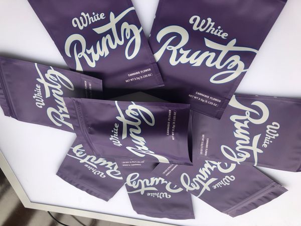 

придурки цветочная сумка runtz sf пустой 3.5g белый фиолетовый california edibles qylef mywjqq