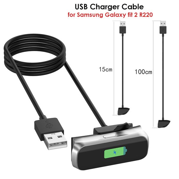 

usb charger for samsung galaxy fit 2 sm-r220 charging cable data cradle dock wire for galaxy fit2 r220 smart watch accessories