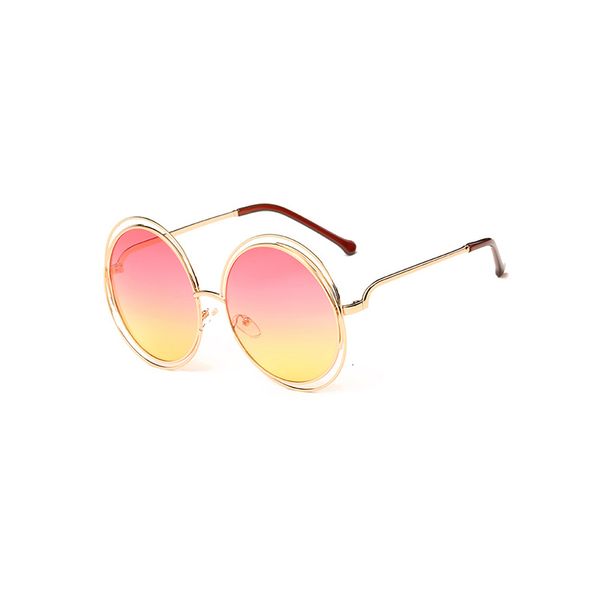 

round metal sunglasses steampunk men women fashion glasses brand designer retro vintage sunglasses for driving jy8048, White;black