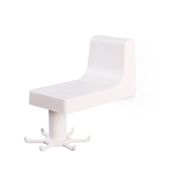 

6pcs set kitchen rotary hook wall mounted perforated spatula rack spoon shovel hanger kitchenware storage rack shelves h wmtsww