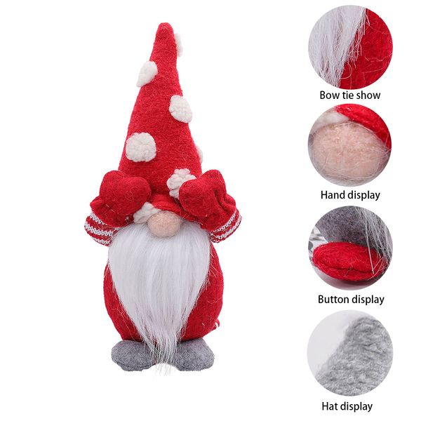 

xmas рождество безликий gnome санта дерево висячие украшения куклы украшение для дома подвеска подарки navidad с новым годом 2021