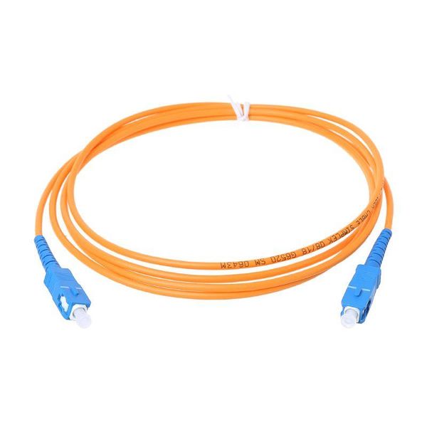 

sc/upc-sc/upc-sm 3mm fiber optic jumper cable single mode extension patch cord s15 20 dropshipping