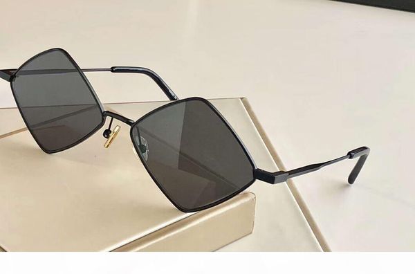 

black grey geometric sunglasses 302 lisa sun glasses fashion eyewear sunglasses shades new with box, White;black