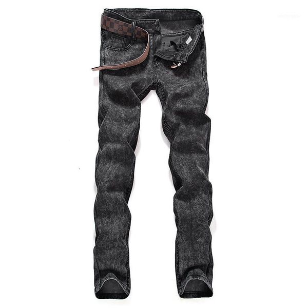 

fashion casual grey men jeans teen slim jeans mens elegant comfort cotton fabric men pants size 28 - 361, Blue