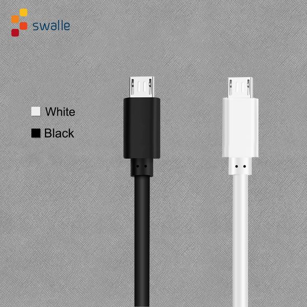 

swalle 2a micro black/white 1m c fast charger usb data line for xiaomi redmi note 7 charging cable